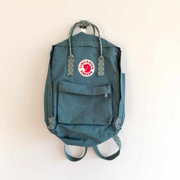Fjallraven Handbags - Fjällräven Kanken 13" Zip Around Logo Pockets City Backpack Green